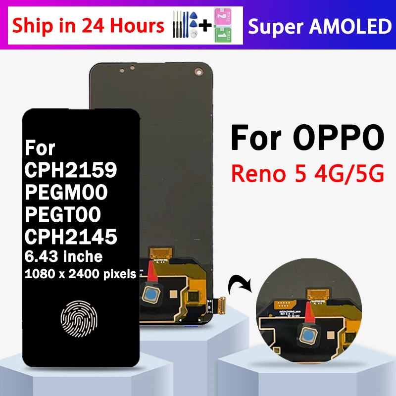 شاشة عرض TFT لجهاز Oppo Reno5 4G CPH2159: تقييم شامل ودليل تركيب عملي