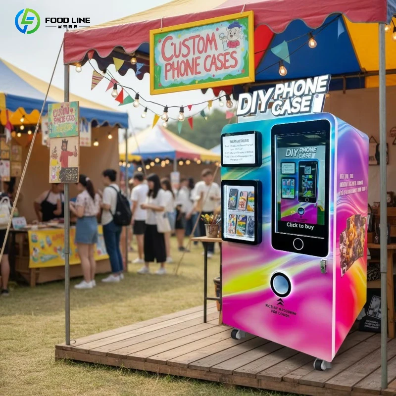 Phone Cases Vending Machine - เครื่องพิมพ์เคสมือถืออัตโนมัติแบบ UV สำหรับเคสมือถือเชิงพาณิชย์ที่ปรับแต่งได้ตามความต้องการ รองรับ OEM ODM