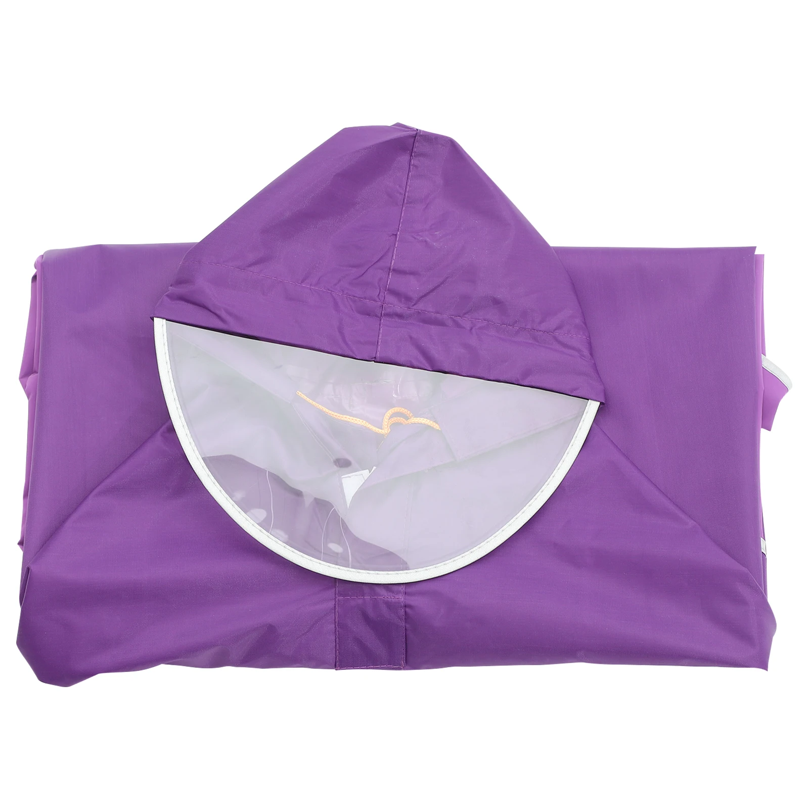 

Bike Raincoat Lightweight Short Back Design Waterproof Windproof Unisex Adults Children Poncho Scooter Cover Oxford Cloth PVC