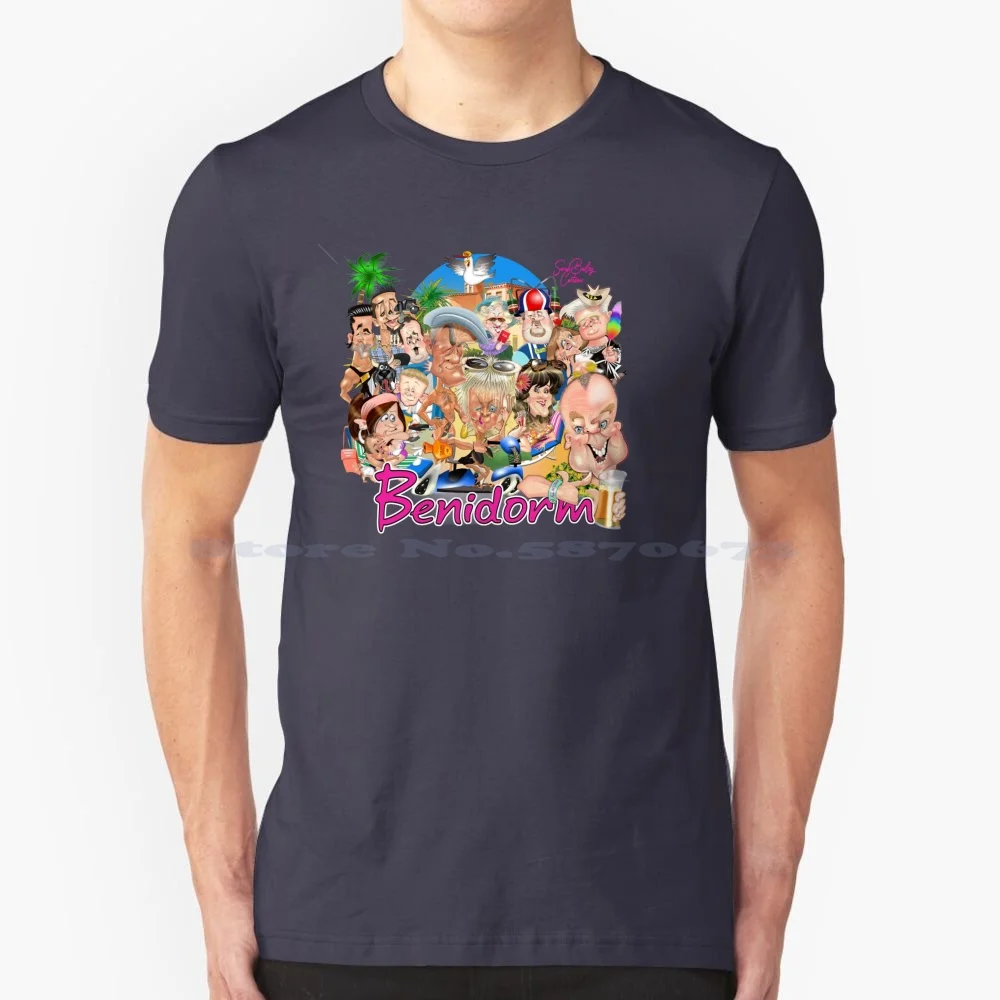 Benidorm! T Shirt 100% Cotton Tee The Characters From The First Series Who Could Forget Them