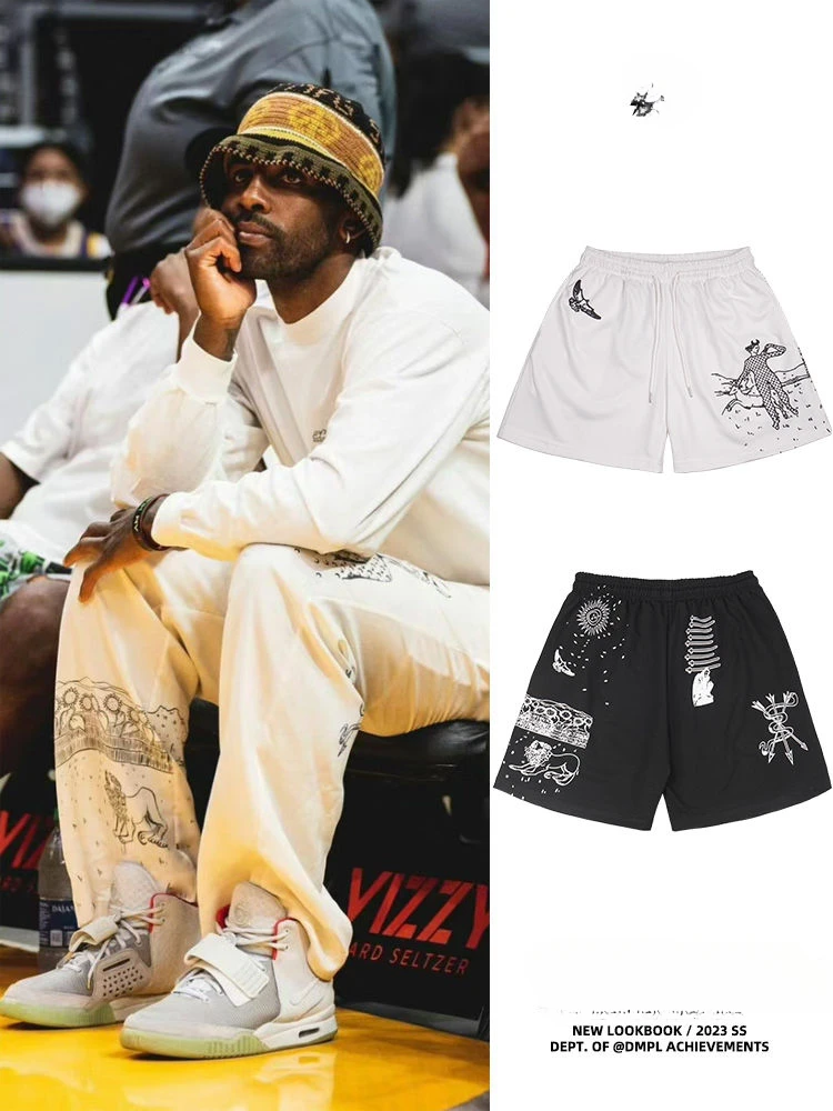 

Wen Indian Style Printed American Cotton Printed Shorts Trendy Sports Fashion Casual Shorts Basketball Shorts