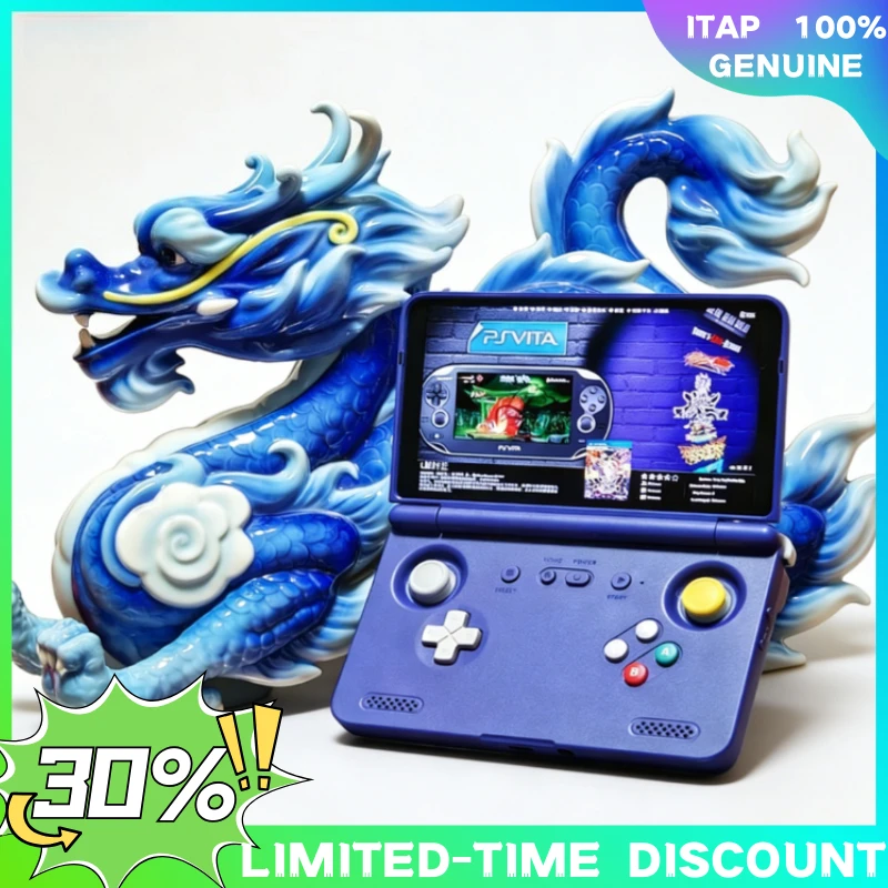 

Retroid Pocket Flip2 Game Console 1080p Folding Game Console AMOLED 500Nits 5.5" Screen 5000mAh Handheld Game Machine Custom