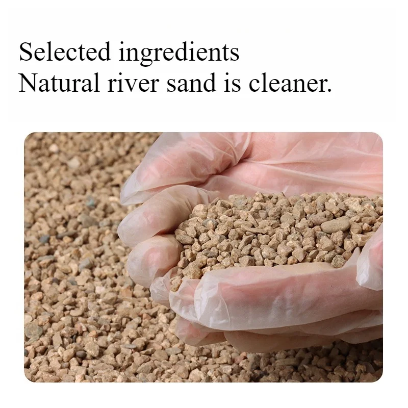 500g Coarse River Sand Washed Stone Chips Hydroponic Rock Natural Particles Fish Tank Aquarium Landscaping Crystal Sand Sterile