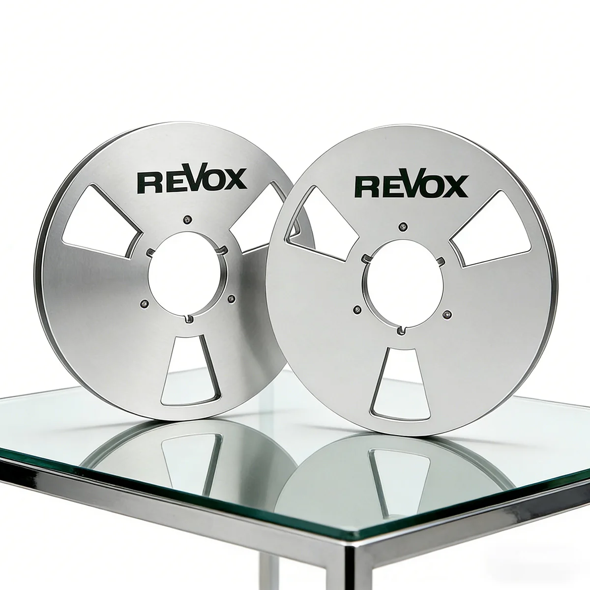 Nuevo carrete de aluminio de 10.5'' x 1/4'' para grabadoras de cinta Revox, carrete de recogida vacío compatible con Studer ReVox