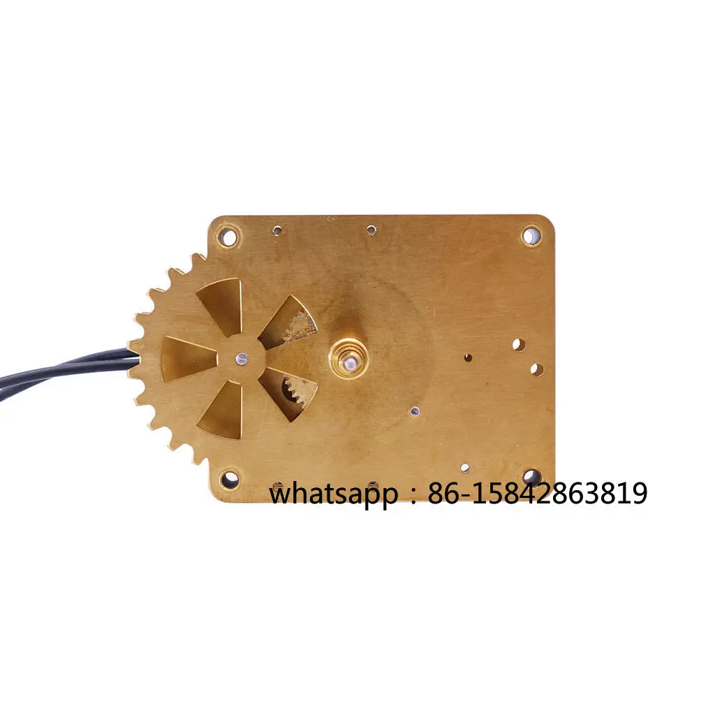 220 Volt Electric Clock Movement with Mounting Bracket and Regulator Metal High Torque Scanning Clock Motor