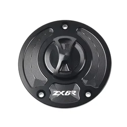 Keyless Motorcycle Fuel Gas Tank cap Cover For Kawasaki Ninja ZX-6R 636 ZX636R 2007-2018 2012 2013 2014 2015 2016 ZX6R ZX 6R