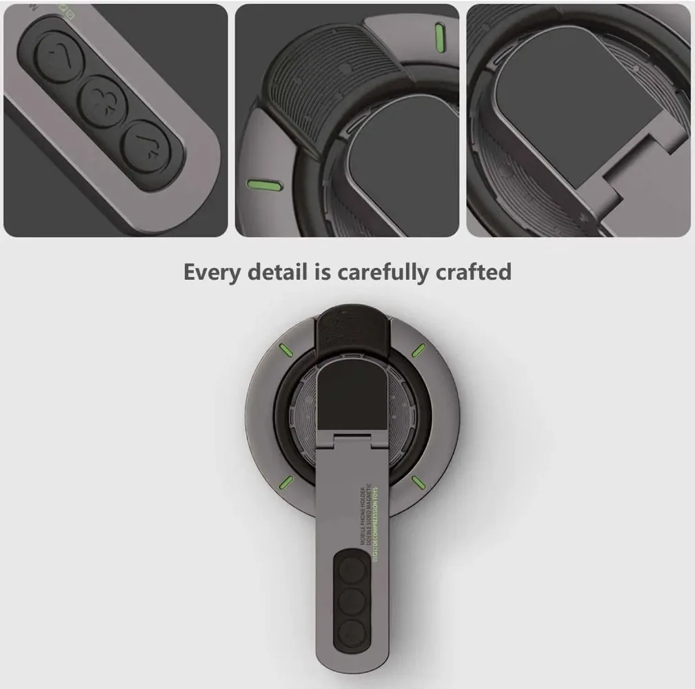 360 ° Suporte Magnético Giratório Dupla Face para Dedo (Finger Ring) para Magsafe iPhone 17 16 15 14 13 12 Pro Max - Suporte Magnético para Celular