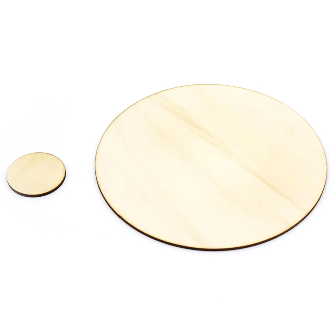 Round Disc 50-400mm Craft Board 3mm Thick Model Wood Slices DIY Craft Sand Table Painted Model Materials Accessories