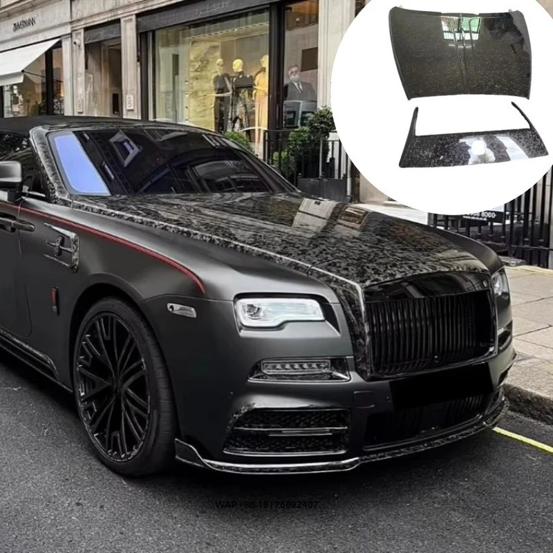 Upgraded  WraithM-Style Forged Carbon Fiber Front Engine Cover Suitable for Phantom Hood