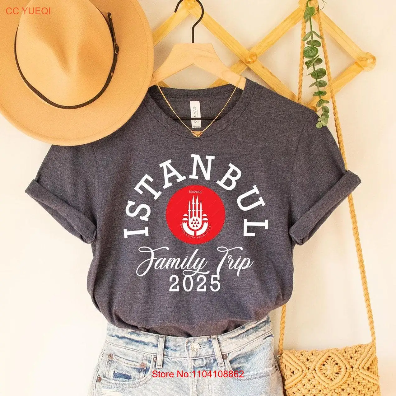 Istanbul T Shirt family trip matching travel outfit long or short sleeves