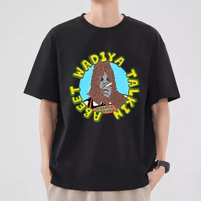 Sassy The Sasquatch T Shirt Men Couple Combination Clothes Short Sleeve Collar Fashion T-shirt Women Cotton image 5