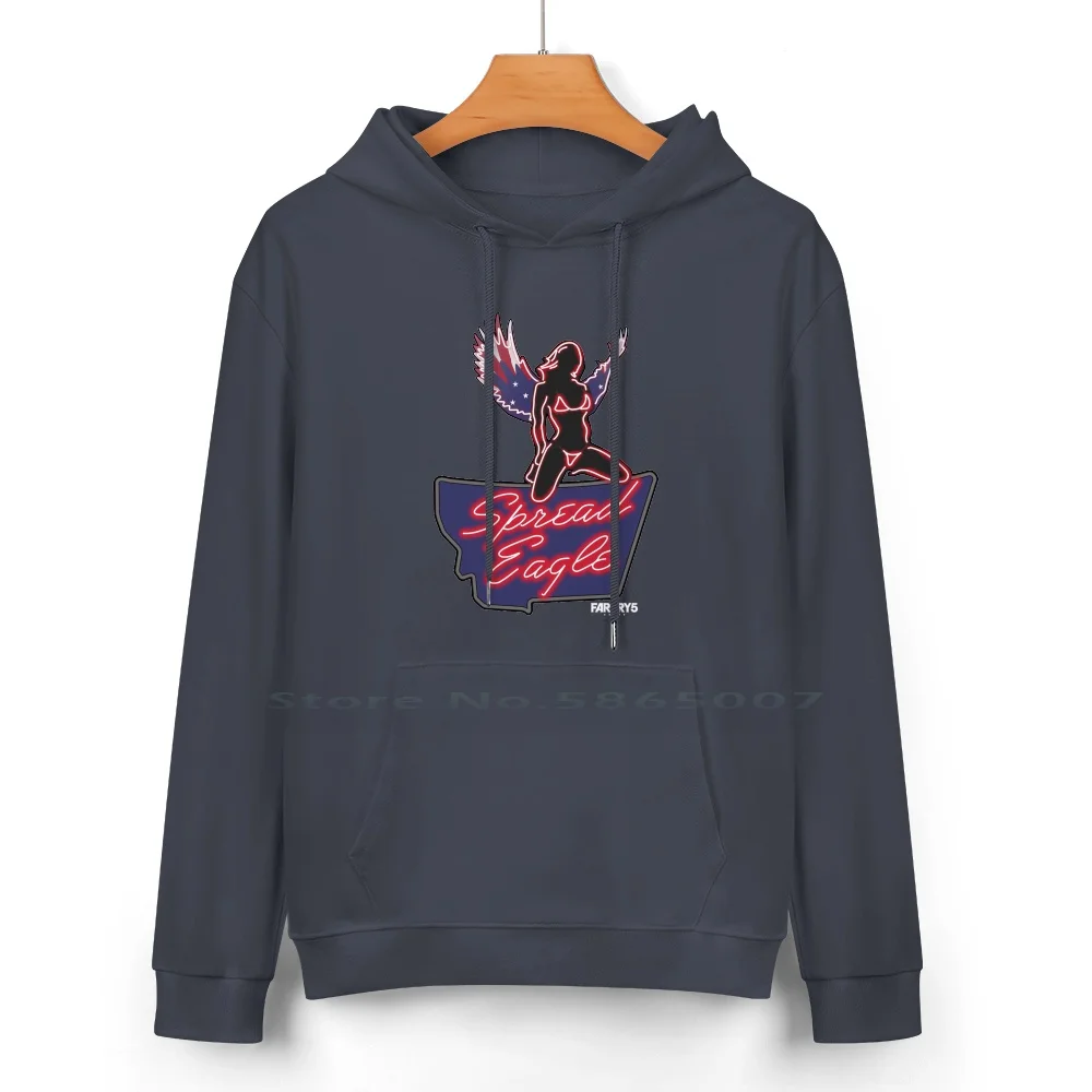 Farcry5-Spread Eagle Pure Cotton Hoodie Sweater 24 Colors Charliefourzero Far Cry 5 Falls End Holland Valley Hope County