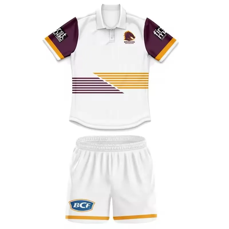 2025 نمط جديد الرجبي الاطفال كيت الفانيلة 16-26 2025 نمط جديد المنزل/التدريب الرجبي الاطفال كيت (تخصيص الاسم والرقم)