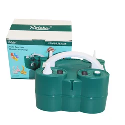 220V Multi-Function Electric Air Pump Double Movement Balloon Inflator Inflatable Machine 600W 85dB