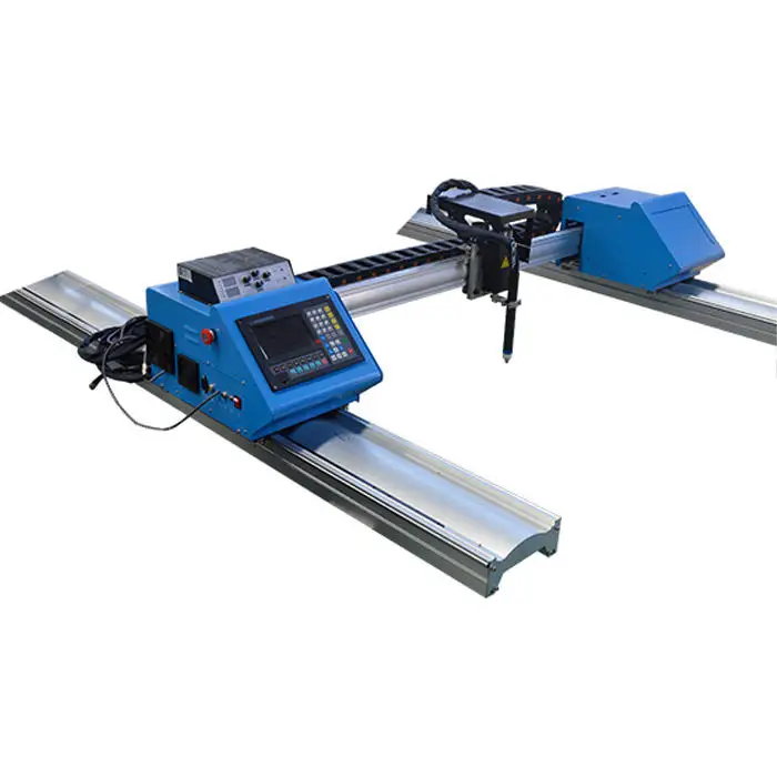 Portable Cnc Plasma Cutting Machine For Metal Sheet Cutting With Two Torches Plasma And Flame
