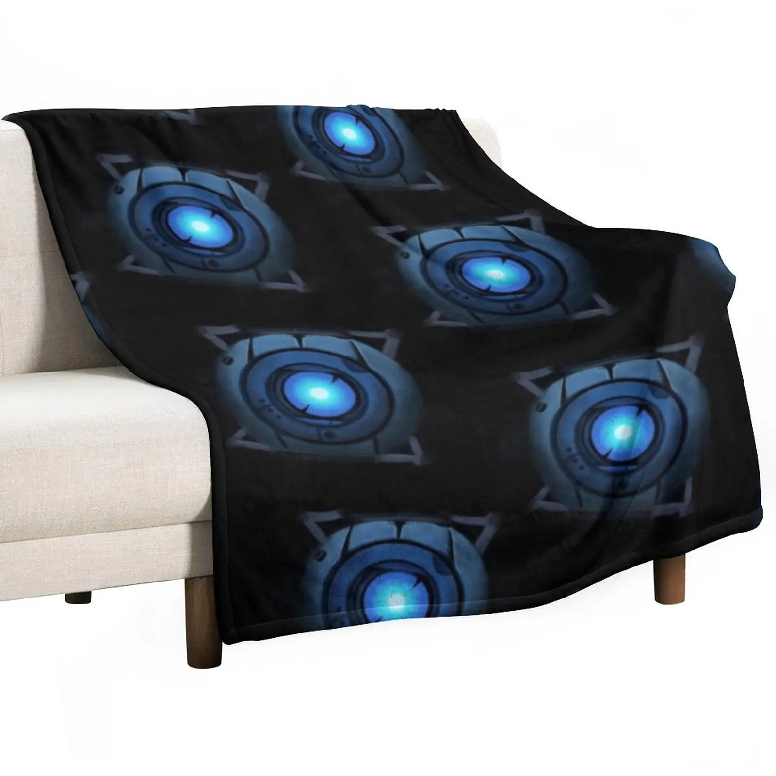 

Wheatley In Space Digital Painting Throw Blanket Bed covers wednesday Plaid on the sofa Blankets