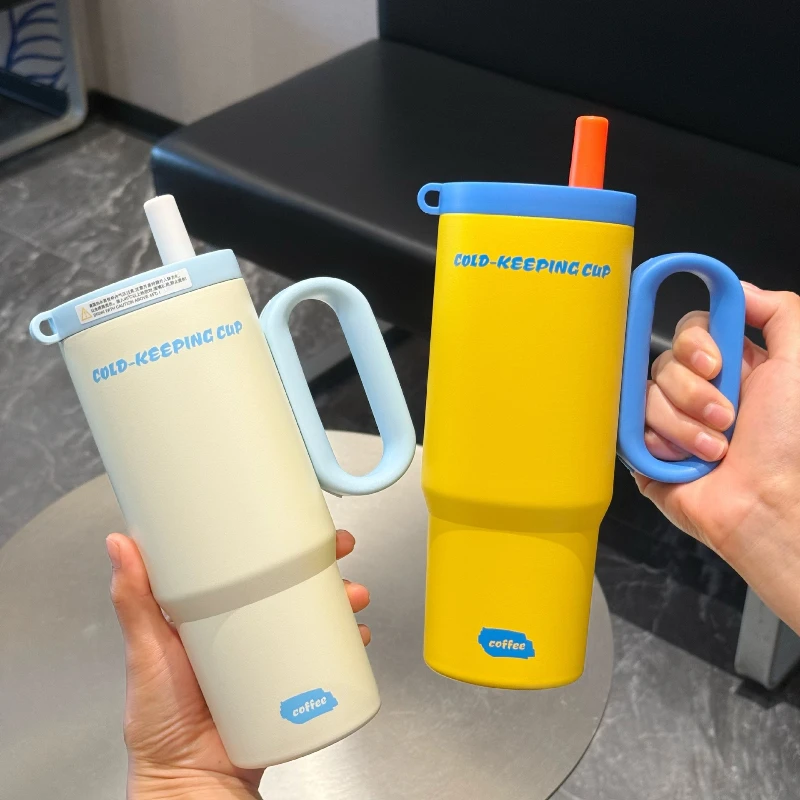 

Tumbler Vacuum Flasks Mug Stainless Steel Insulated Coffee Cup Leakproof Large Capacity Travel Thermos Cups Thermal Water Bottle