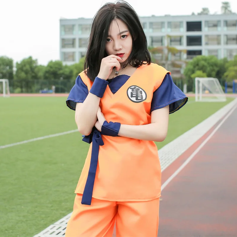 Hot Dragon Ball Cosplay Anime Son Goku Costume Anime Cosplay Hero Uniform Wig Carnival New Halloween Costume Man Woman Gifts
