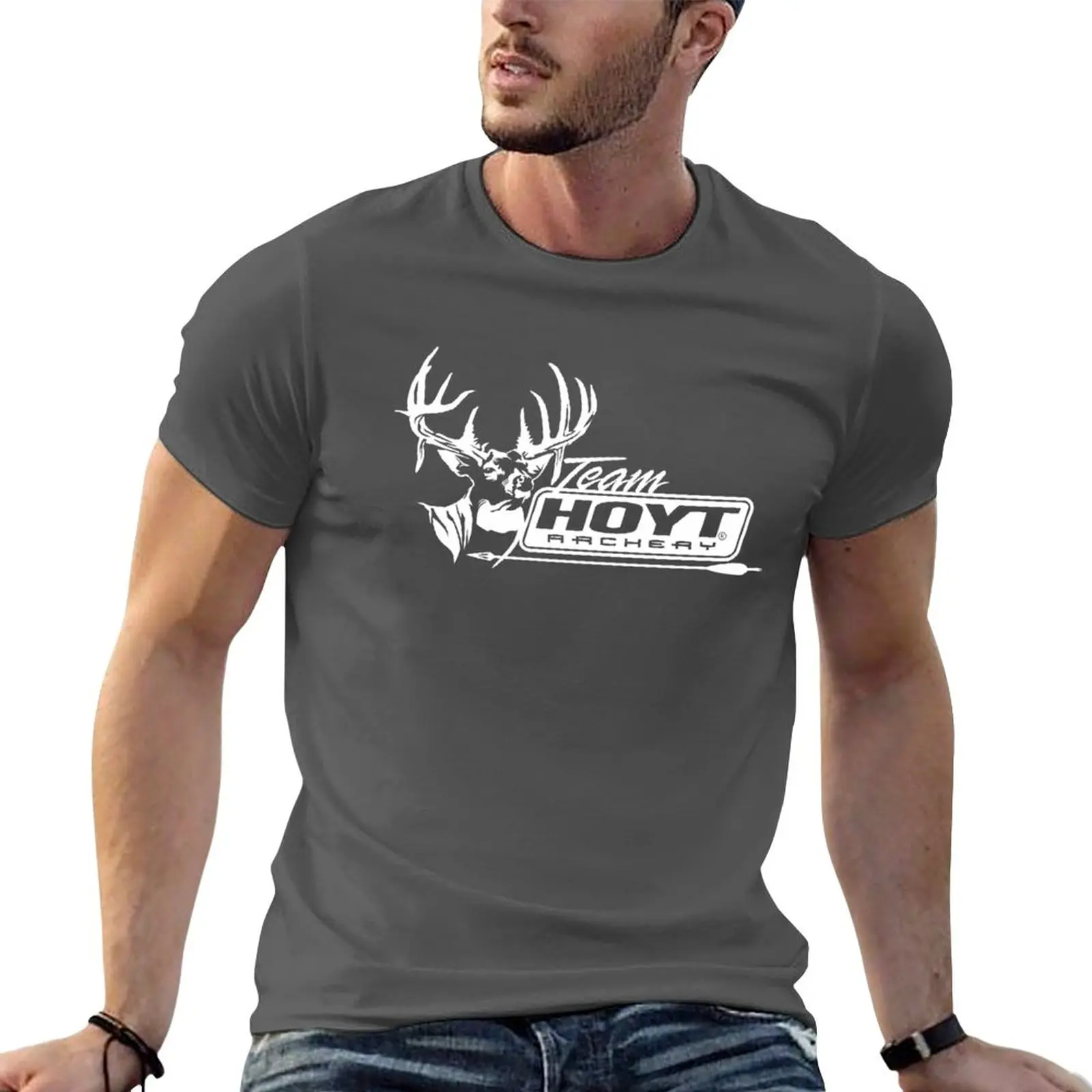 New HOYT ARCHERY LOGO CROSSBOW ARROW BOW T-Shirt t-shirts man funny t shirt Aesthetic clothing mens clothing