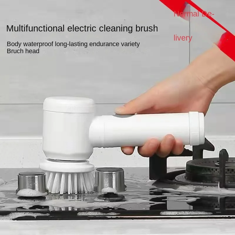 

Multifunctional Handheld Wireless Electric Cleaning Brush Kitchen Dishwashing Brush Bathroom Sink Tile Electric Cleaning Gadget