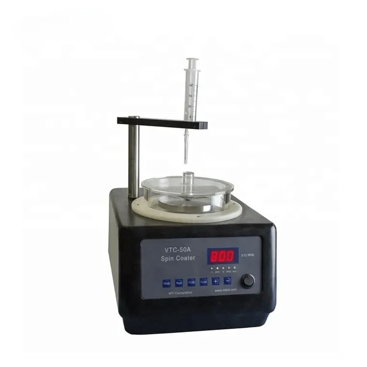 

Lab Film Coating Equipment Programmable Substrate Wafer Vacuum Spin Coater