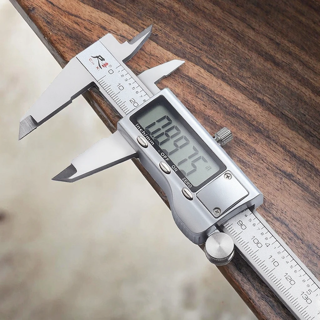 CHIXI High Quality Stainless Steel Digital Vernier Caliper 0-150mm with Metric Graduation +/-0.02mm Accuracy