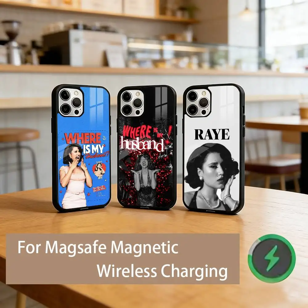 R-Raye Singer Phone Case For iPhone17,16,15,14,13,12,11 Plus,Pro Magnetic with Magsafe Wireless Charging