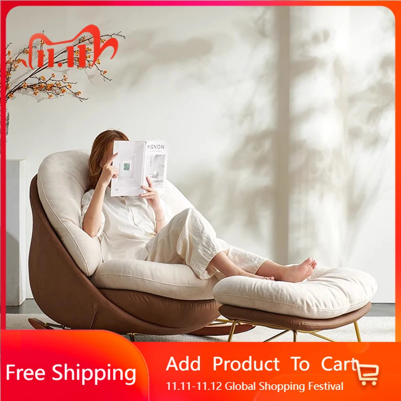 

Sofa Lounge Living Room Chairs Nordic Individual Leather Reading Living Room Chairs Comfortable Modern Sillon Home Furniture