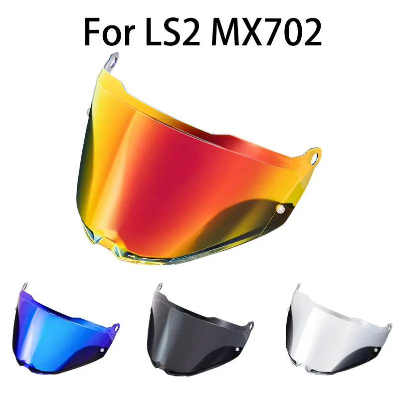 Motorcycle Helmet Visor Lens for LS2 MX702 Pioneer II Replace Anti-UV Anti-Scratch Dustproof Windshield Helmets Accessories