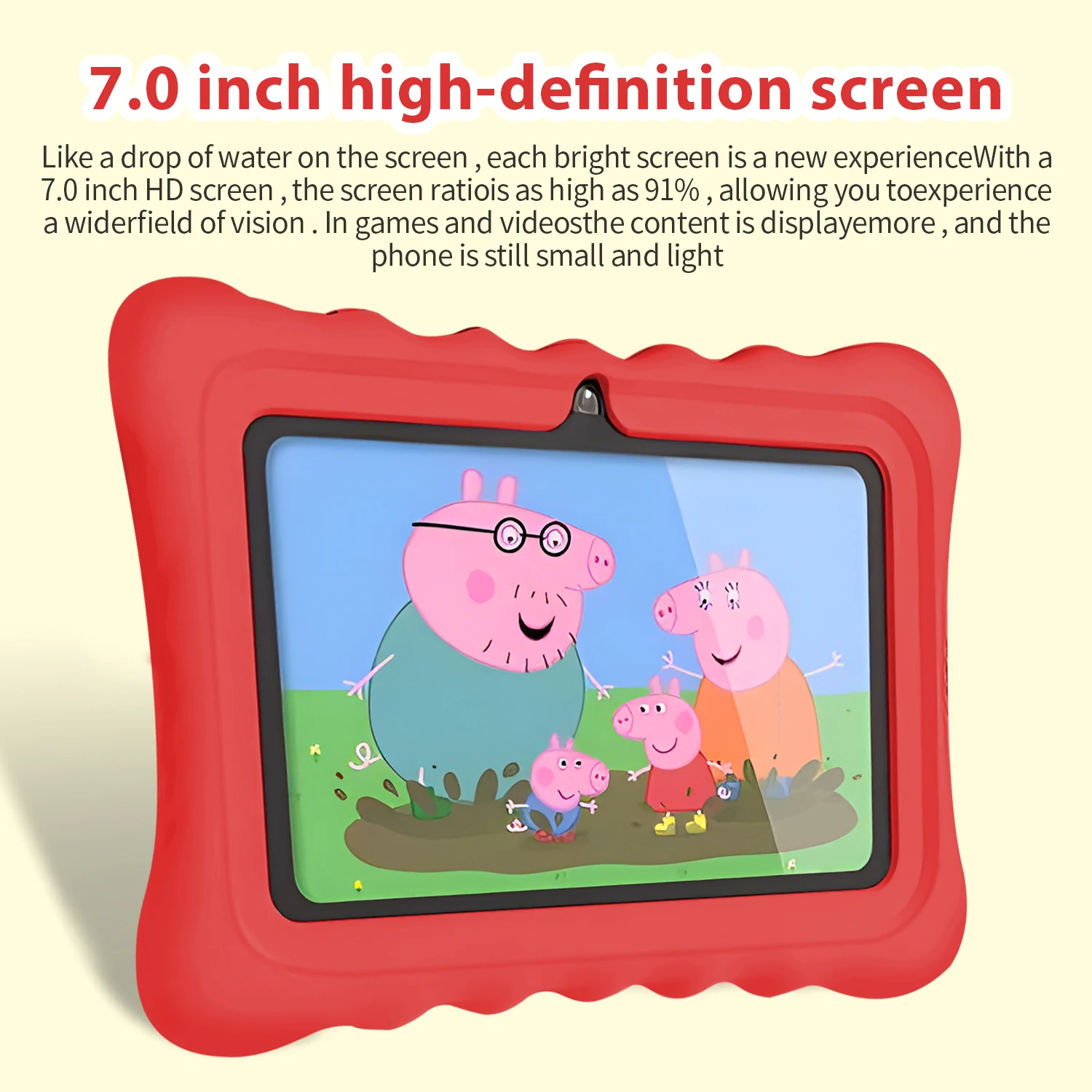 New 5G WiFi 7 Inch Tablet Pc Children's Tablets Android 12 Quad Core 4GB RAM 64GB ROM Dual Cameras