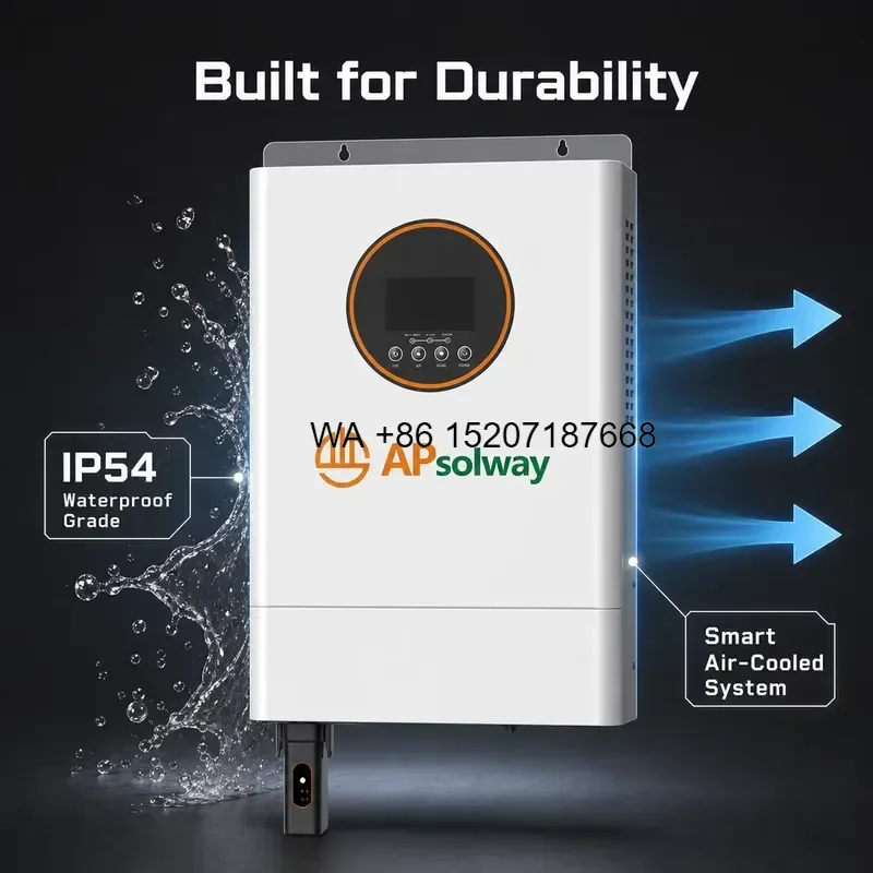 Wmwmnu for Apsolway AHS-12-SP 12kW Split Phase Solar Battery Hybrid Controller Inverter with 5 Years Warranty