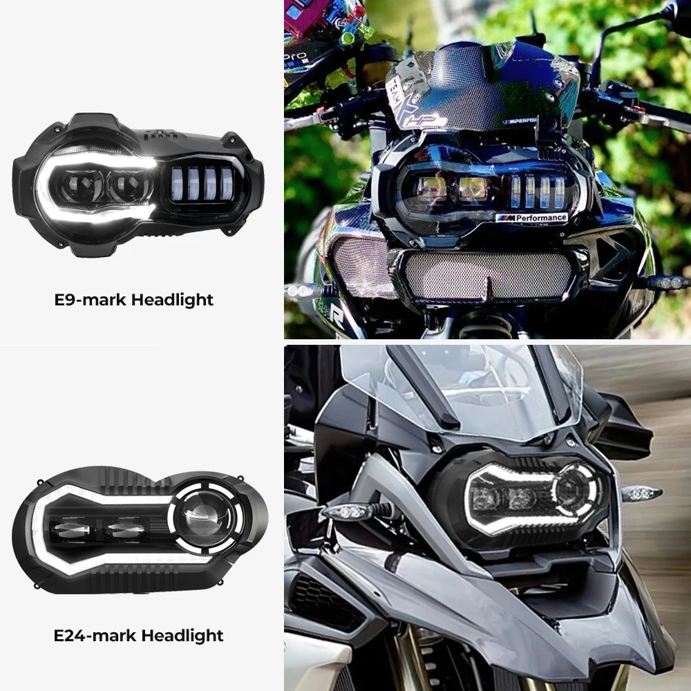 R1200GS Led Headlight For BMW R1200GSA R 1200 GS ADV Adventure Led Headlights Lights Assembly Headlamp (fit oil cooler)