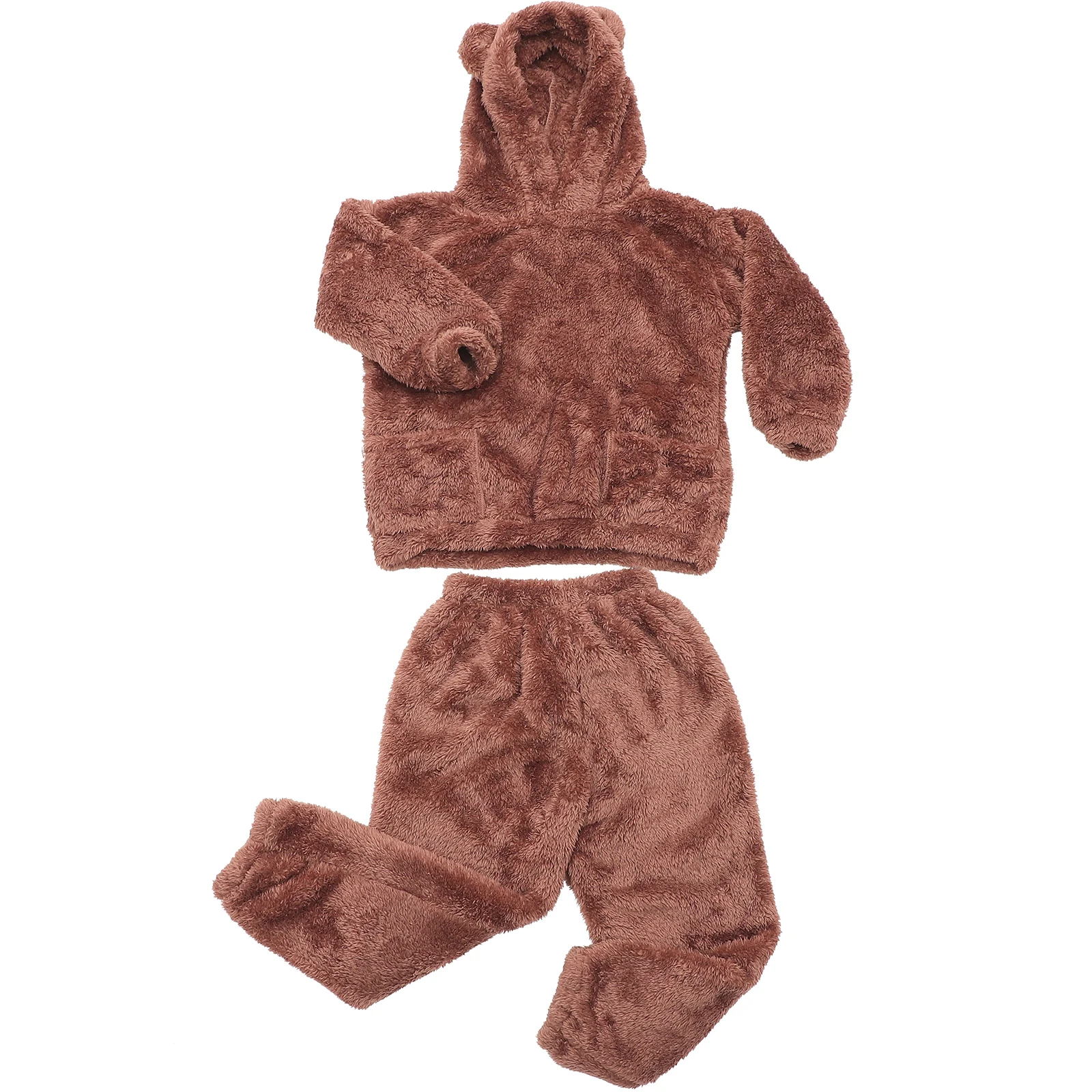 

Children Coral Fleece Suits Warm Sleepwear Toddler Pajamas Boys Girls Clothes Homewear Winter Holiday Christmas Daily Wear Soft