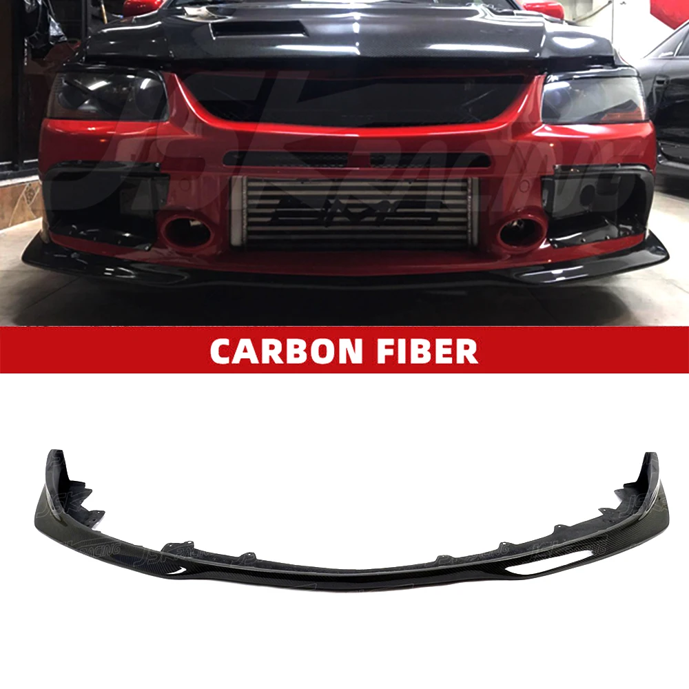 

R Style Carbon Fiber Front Lip For Mitsubishi Lancer Evolution Evo 9 2006-2007(JSKMSEV01040)