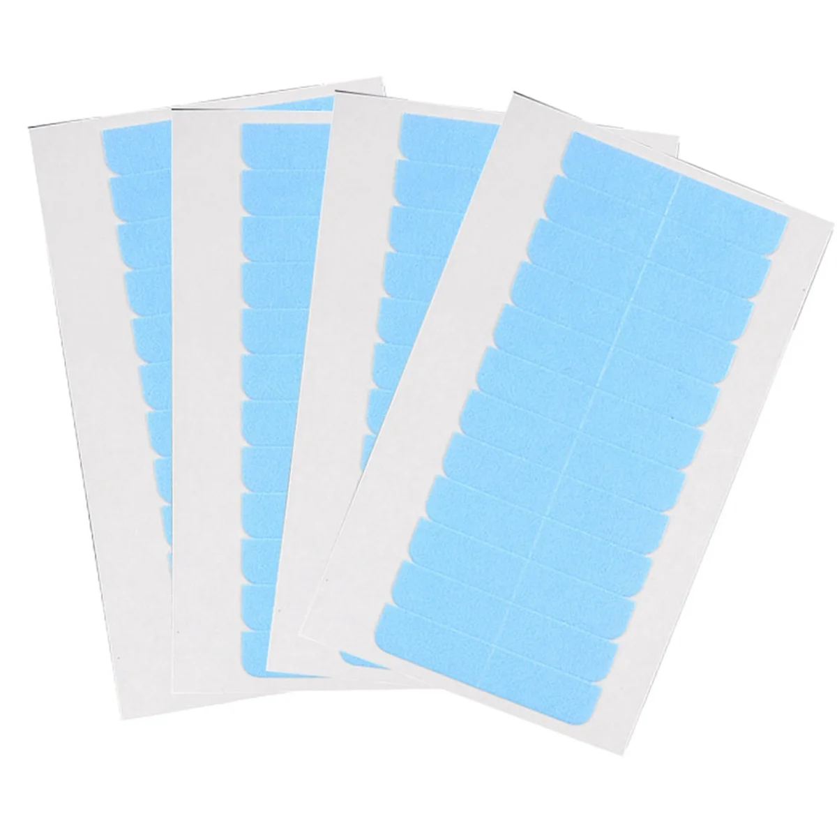 شريط شعر مستعار أزرق مزدوج الجوانب من ABGN لشريط لاصق للشعر المستعار من الدانتيل الأمامي فائق القوة شعر مستعار غراء علامات تبويب صغيرة