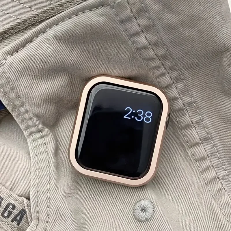 Metallgehäuse für Apple Watch Ultra 2 Serie 9 8 7 41 mm 45 mm Aluminiumlegierung Bumper Cases für iWatch 6 5 4 SE 40 mm 44 mm Rahmenabdeckung – Detail 5