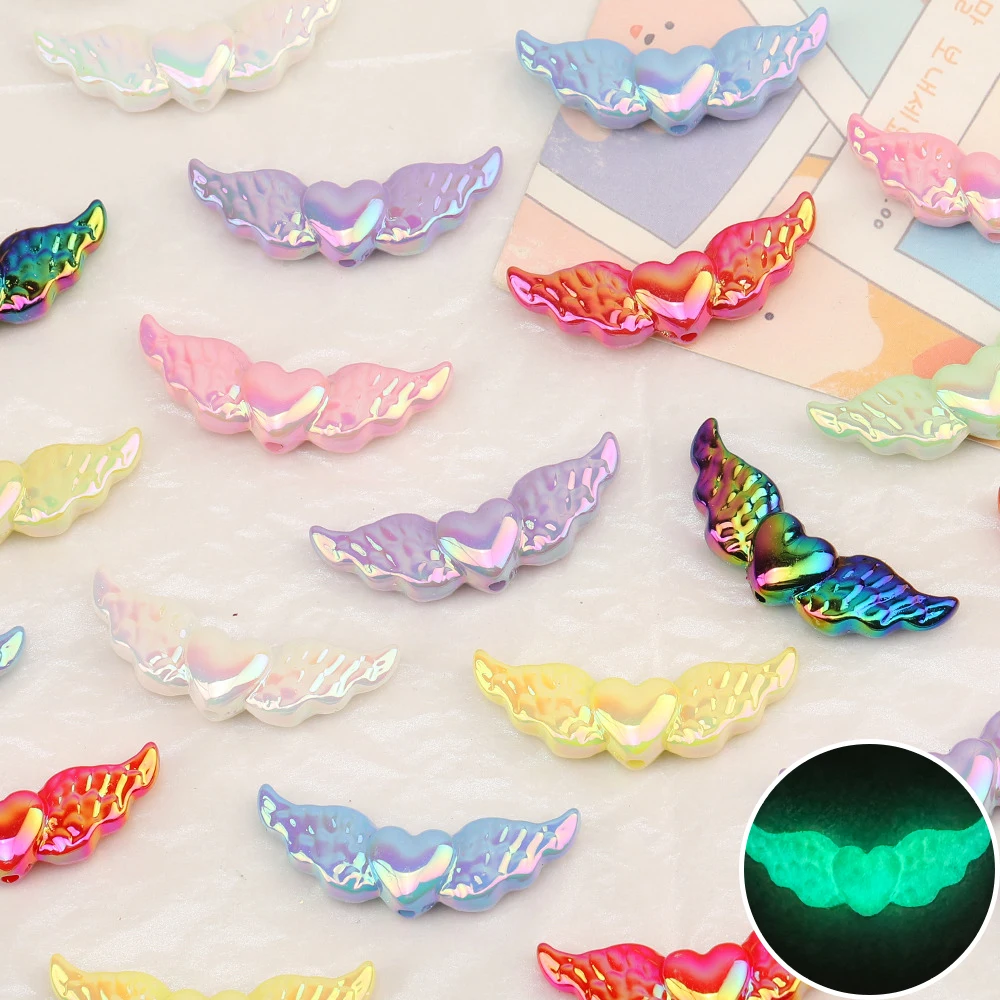 

Изготовление бусин «сделай сам» Cordial Design 100 шт. 15*44 мм/форма крыла/эффект Авроры/фурнитура и компоненты для ювелирных изделий/ручная работа/акриловые бусины/Je