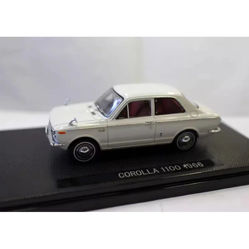 Have Flaws Ebbro 1/43 Scale Corolla 1100 1966 Alloy Simulation Car Model Classic Adult Collection Static Display-Paint Flaws