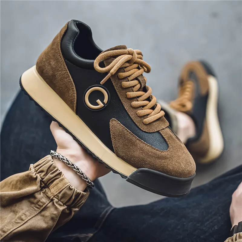 Original Man Fashion Sneakers Breathable Suede Running Shoes for Men Street Casual Sneakers Men Designer Trainer tênis masculino