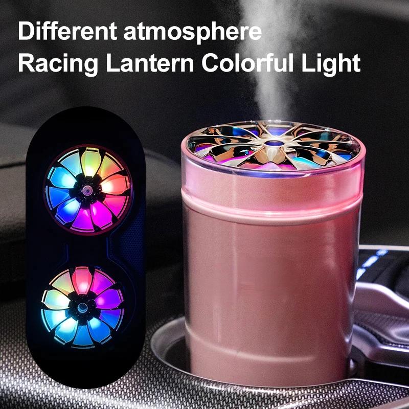 1 шт. портативный ультразвуковой увлажнитель воздуха 300 мл с красочным светодиодным ночником домашний аромадиффузор для автомобиля, офиса, спальни