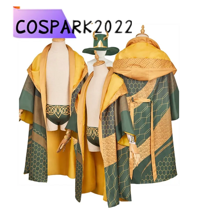 

Loki Cosplay Hat Headwear Costume Adult Men Disguise Coat Shorts Wristband Belt Outfits Halloween Roleplay Carnival Party Suit