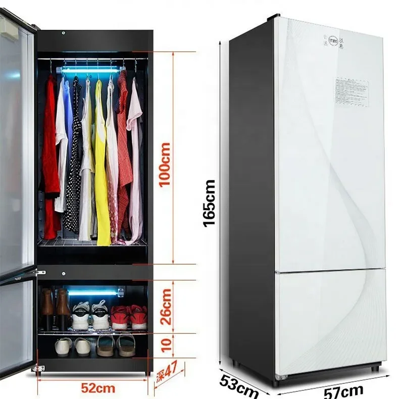 Sèche-linge intelligent pour garde-robe, vapeur UV, système de soin des vêtements intelligent, machine à sécher les livres, armoire de séchage, styler à pompe à chaud