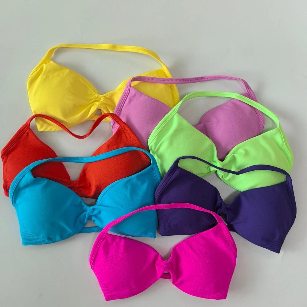 Pericic 2-teiliges Set für Damen, Trägerloses Yoga-BH-Sporttop, Workout-Leggings-Set, Nahtloses Gym-Set, Fitnesskleidung, Activewear – Detail 10