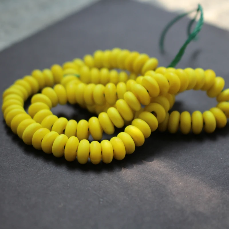 30Pieces /lot  8mm*4mm Handmade Lampwork glass beads Abacus beads Multi-color for jewelry &DIY