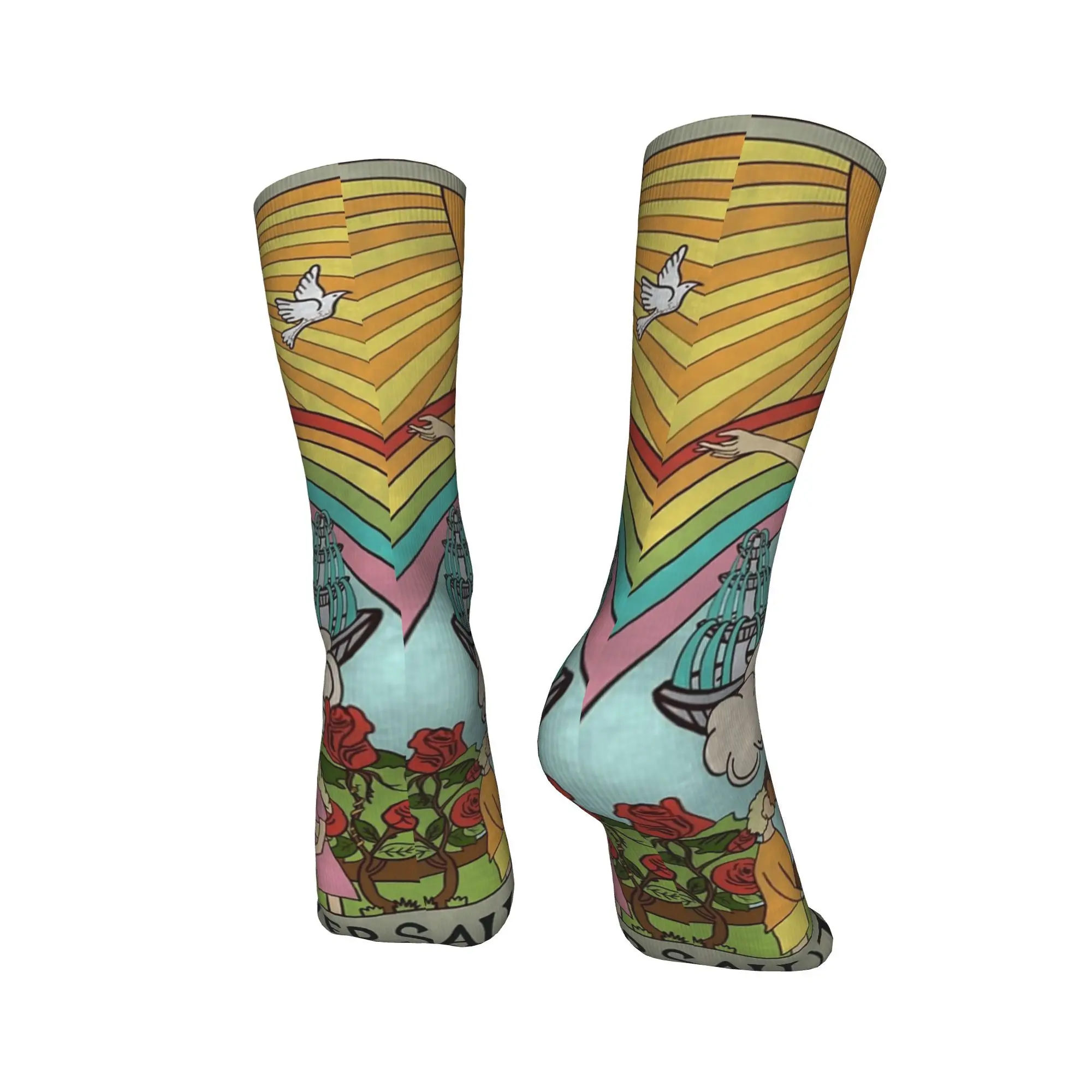 النساء الرجال الجوارب كلي مينوغ عشاق بطاقة التارو جوارب غير زلق جودة الجوارب الخريف تصميم الأزياء تسلق الجوارب