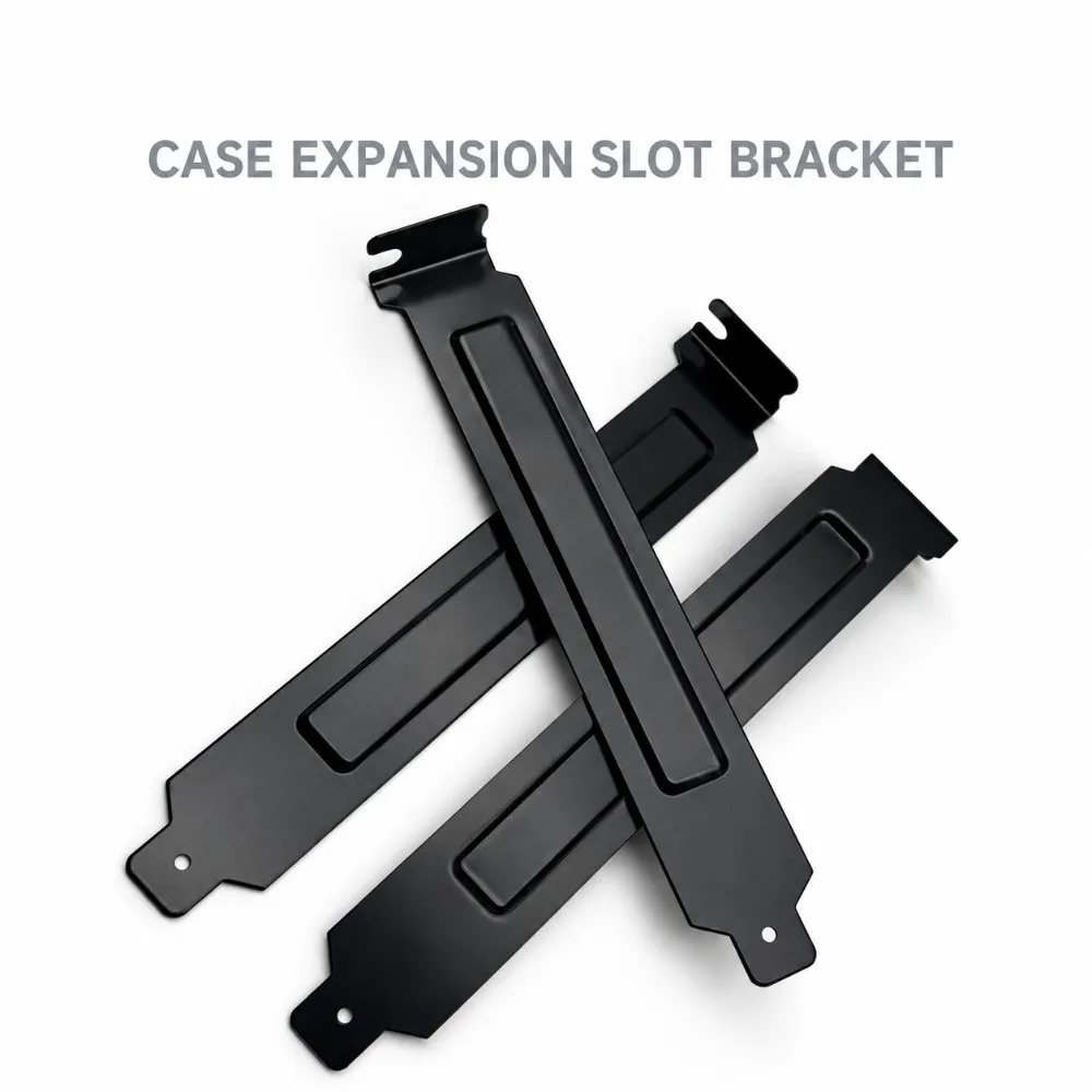New Hard Steel PCI Slot Cover With Screws Plug-In PCI Bracket Expansion Slot Cover