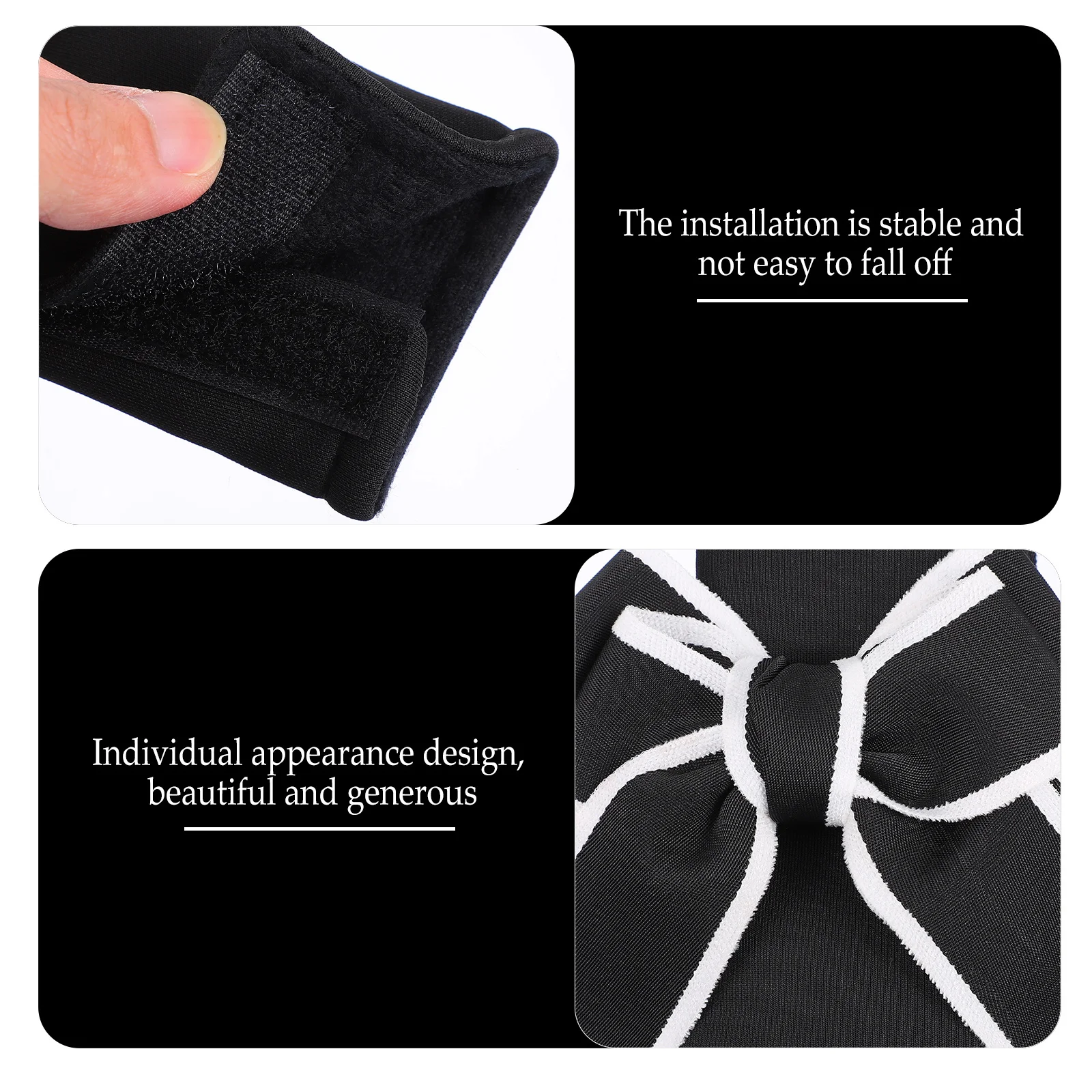 

1 шт., плечевая подушка, ремень безопасности, автомобильный протектор, шикарный дизайн с бантом, удобная подкладка для сумок, багажа