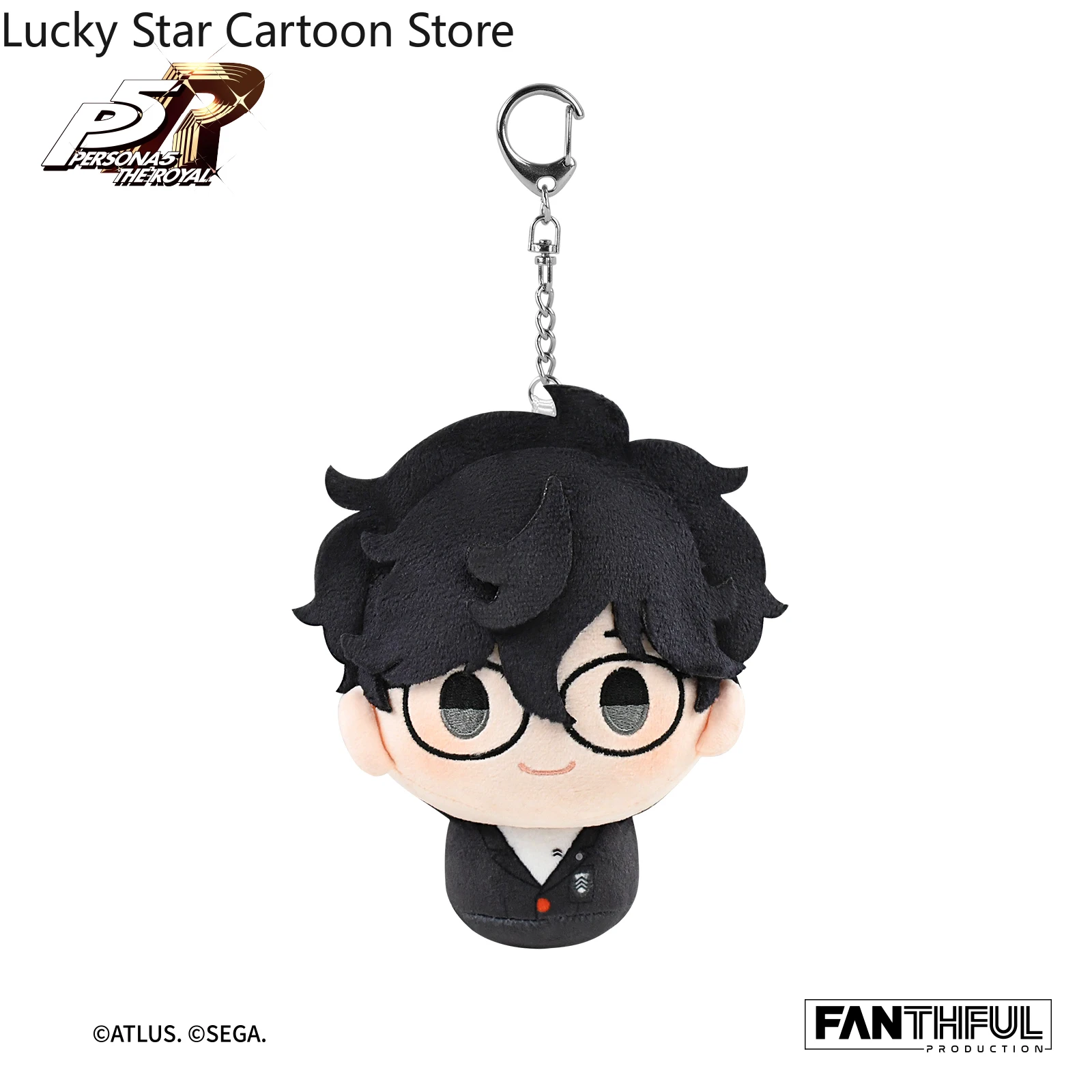 Official 13cm  Takamaki An Sakamoto Ryuji  Niijima Makoto Amamiya Ren Plushie Keychain Pendant Cosplay Halloween Gift