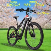 2025 Randride YG90 1000W Electric Bike: 48V17Ah Battery, 27.5x2.4 Off-Road Tires, 50km/h Max Speed