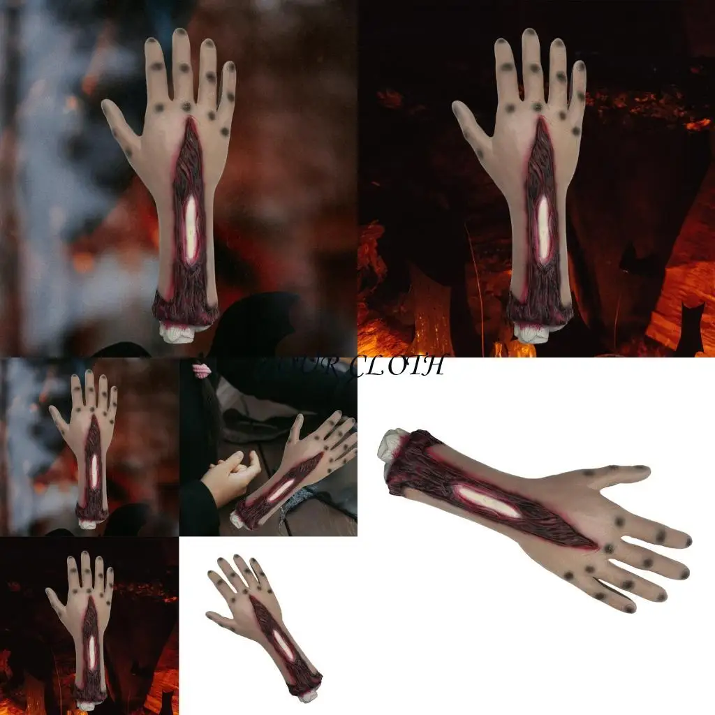 

Фальшивые человеческие разрубленные руки страшные кровавые разбитые ручные призрачные украшения Y1AC